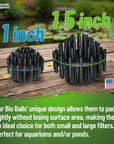 Bio Balls Filter Media - 1.5 Inch Large Bio Ball for Pond Filter - Perfect Bio Balls for Pond Filter Media – Made in The USA