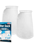 Aquatic Experts 4" Ring Filter Sock - 100 Micron for Reef Aquariums
