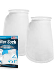 Aquatic Experts 4" Ring Filter Sock - 100 Micron for Reef Aquariums