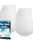 Aquatic Experts 7" Ring Filter Sock - 100 Micron for Large Reef Systems