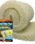 Cream COARSE Pond Filter Pad - 2" Thick Bulk Roll Filter Media for Water Gardens - Made in USA