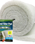 Classic Koi Pond Filter Pad FINE - White Bulk Roll Filter Media, Ultra-Durable for Fish Ponds - Made in USA