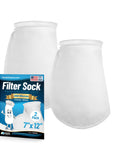 Aquatic Experts 7" Ring Filter Sock - 200 Micron for Large Reef Systems