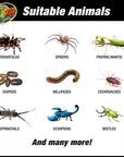 Zoo Med - Creatures - Creature Den Low Profile Reptile Terrarium
