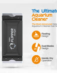 Flipper Edge 2 in 1 Floating Magnetic Aquarium Algae Cleaner (MAX)