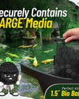 Mesh Bags for Bio Ball Filter Media - Ideal for Aquarium & Pond Filtration - Made in USA