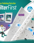 Aquarium Bundle includes Filter First 12" x 72" and Polishing Pad 100 Micron 1 Pack