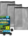 Mesh Bags for Bio Ball Filter Media - Ideal for Aquarium & Pond Filtration - Made in USA