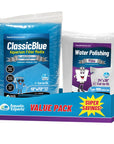 Classic Bonded Aquarium Filter Pad - Blue & White Aquarium Filter Media Roll Bulk, Customizable for Most Filters