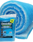 Classic Bonded Aquarium Filter Pad - Blue & White Aquarium Filter Media Roll Bulk, Customizable for Most Filters