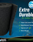 Pond Bundle - Complete Filtration Kit: Carbon + White Fine + Black Coarse 18"x72"