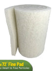 Pond Bundle - Cream Pond Filter Pad 12" x 36" + White Pond Filter Pad 12" x 72"