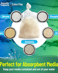 Aquatic Experts Aquatic Experts Aquarium Filter Bag - Extra Fine Mesh Media Bags - Ideal for Efficient Aquarium Filtration