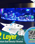 Aquarium Filter Floss - FilterFirst Pad Media Roll for Crystal Clear Water
