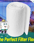 Aquarium Filter Floss - FilterFirst Pad Media Roll for Crystal Clear Water