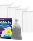 Aquatic Experts Aquarium Mesh Bag - Fine Mesh Media Bags - Perfect for Efficient Aquarium Filtration