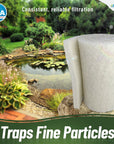 Pond Bundle - Complete Filtration Kit: Carbon + White Fine + Black Coarse 18"x72"