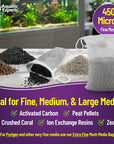 Aquatic Experts Aquarium Mesh Bag - Fine Mesh Media Bags - Perfect for Efficient Aquarium Filtration