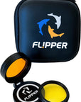 Flipper Flip-Kick Phone Filter Aquarium Reef Lens with Orange and Yellow Lenses
