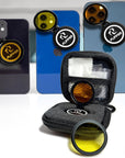 Flipper Flip-Kick Phone Filter Aquarium Reef Lens with Orange and Yellow Lenses