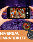 Flipper Flip-Kick Phone Filter Aquarium Reef Lens with Orange and Yellow Lenses