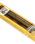A yellow box labeled Tulsi features a sun graphic and green leaves with text Incense Roasting Sticks, perfect for adding natural aroma to your reptiles terrarium, creating a serene environment similar to Flukers Spring Action Bamboo Rod.