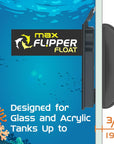 Flipper MAX FLOAT 2 in 1 Magnetic Aquarium Algae Cleaner