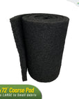 Pond Bundle - White Fine Filter Pad 12" x 72", Black Coarse FIlter Pad 12" x 72", 300 Count BioBalls with Mesh Bag