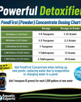 PondFirst - Concentrated Instant Dechlorinator for Fish Ponds, Makes Water Safe for Koi and Goldfish, Made in The USA