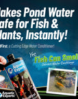 PondFirst - Concentrated Instant Dechlorinator for Fish Ponds, Makes Water Safe for Koi and Goldfish, Made in The USA