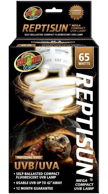 Zoo Med - ReptiSun Mega Compact UVB Lamp - Professional Series 65 Watt