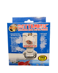 Here's the revised sentence using the provided product data:
Image of a ZooMed - Bettamatic - Automatic Daily Feeder in blue packaging. It includes features like automatic feeding, uses AA batteries, and comes with a free Betta food enclosure. Price tag is $39.99.