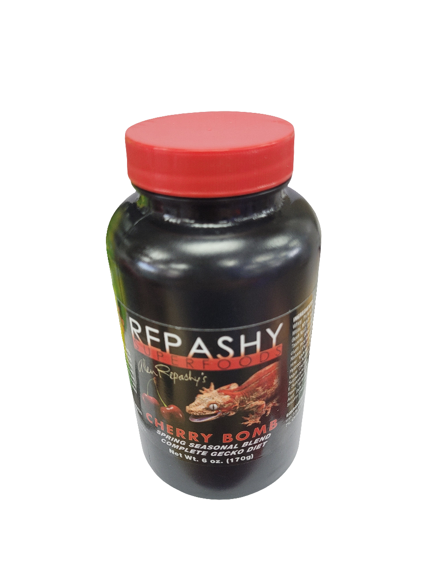 Repashy Cherry Bomb Gecko Diet 6oz - Cherry Flavored Crested Gecko Food