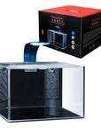 AQUATOP - Venti 5 Gallon Glass Aquarium Kit with LED Light, Breza Air Pump & Filter Cartridge, VDA-04