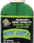 Zoo Med - Wipeout Glass Cleaner - Terrarium and Small Animal Cage Disinfectant 8.75ml