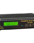 The Vivarium Electronics- VE-100 Digital On/Off Thermostat 700w in black shows 9:04 a.m., SP 80°F, and PROBE 78°F on its display. Ideal for precise climate control, it features navigation buttons labeled enter and menu.
