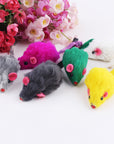 10 PCS PLUSH MOUSE CAT TOYS (Random Color)