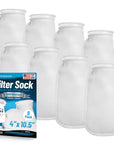 Aquatic Experts 4" Ring Filter Sock - 100 Micron for Reef Aquariums