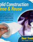 Aquatic Experts 7" Ring Filter Sock - 200 Micron for Large Reef Systems