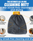 Flipper 2-in-1 Microfiber Aquarium Cleaning Mitt 1 Pack