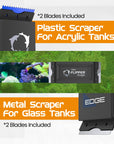 Flipper Edge 2 in 1 Floating Magnetic Aquarium Algae Cleaner (MAX)