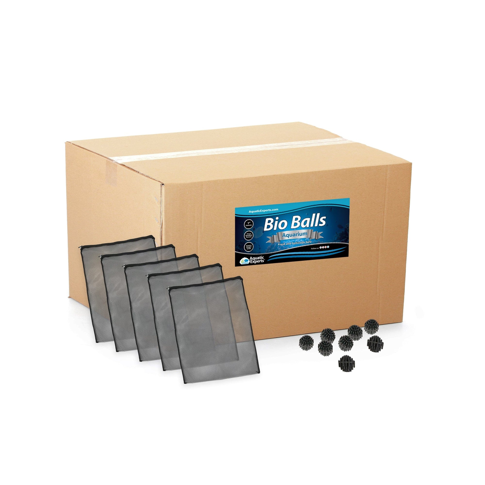 1-Inch Bio Balls Filter Media - Perfect for Aquarium &amp; Small Pond Filters - High-Quality Bio Balls
