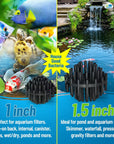 1-Inch Bio Balls Filter Media - Perfect for Aquarium & Small Pond Filters - High-Quality Bio Balls