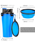 2 in 1 Dog Drinking Water Bottle with Bowls