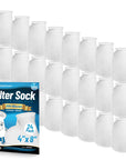 Aquatic Experts 4" Ring Filter Sock - 200 Micron for Reef Aquariums