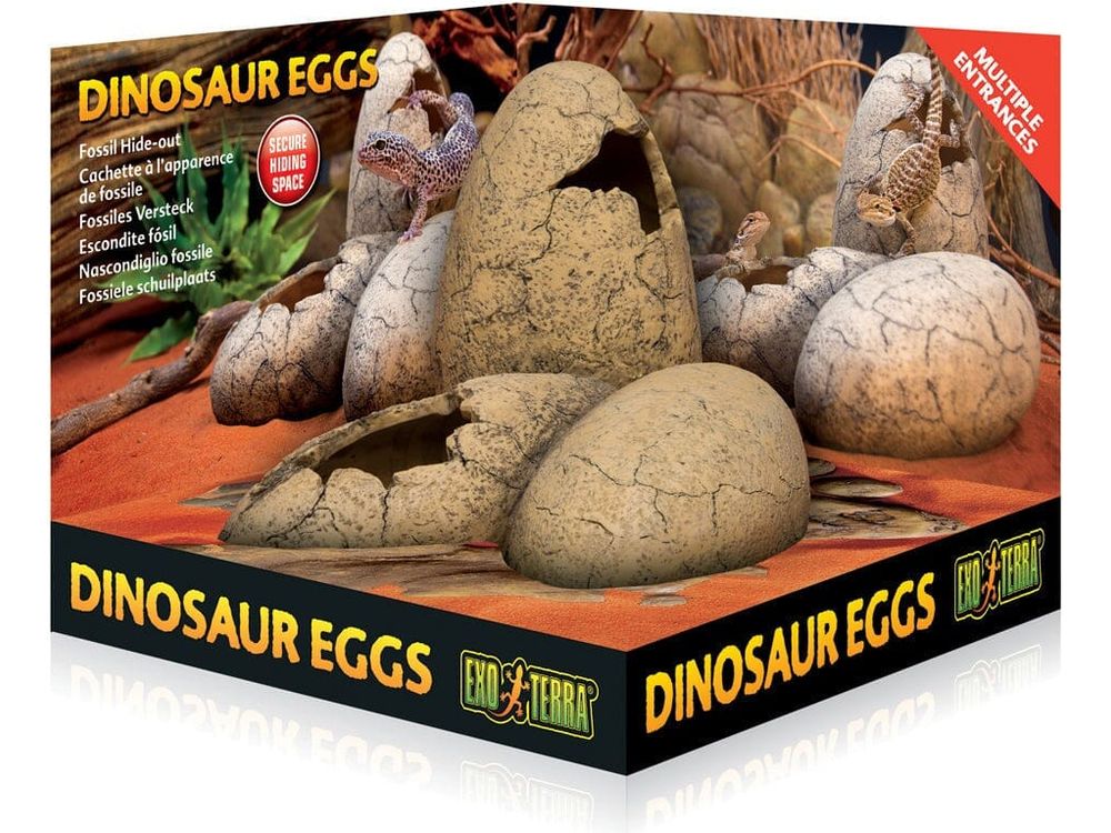 Exo Terra Dinosaur Eggs Fossil Hideout, Large