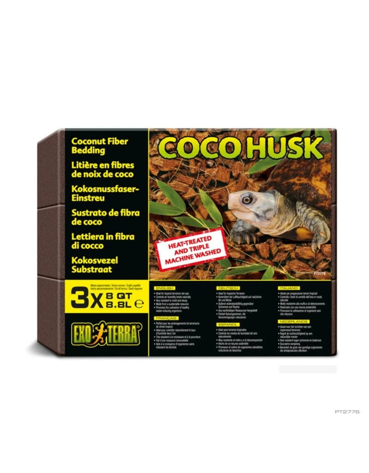 Exo Terra Coco Husk, 3 Brick Pack