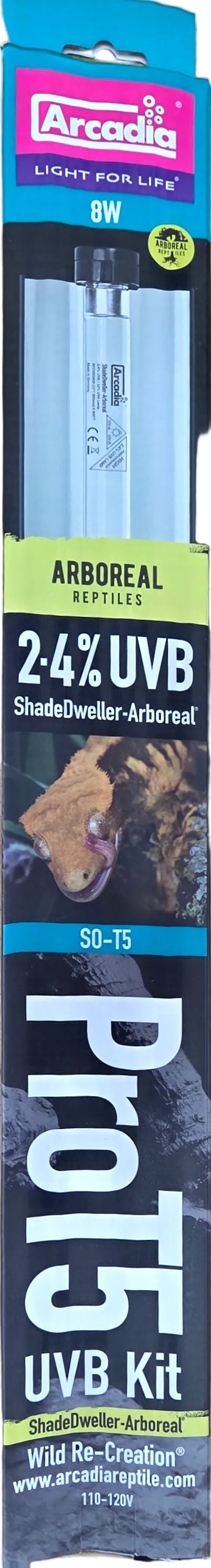 Arcadia - UVB Kit ProT5HO D3+ 2-4% 8W - ShadeDweller-Arboreal
