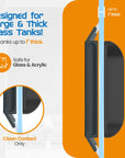 Flipper Edge 2 in 1 Floating Magnetic Aquarium Algae Cleaner (MAX)