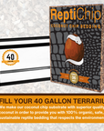 ReptiChip Coarse Coconut Chip Mix; Ready to Use